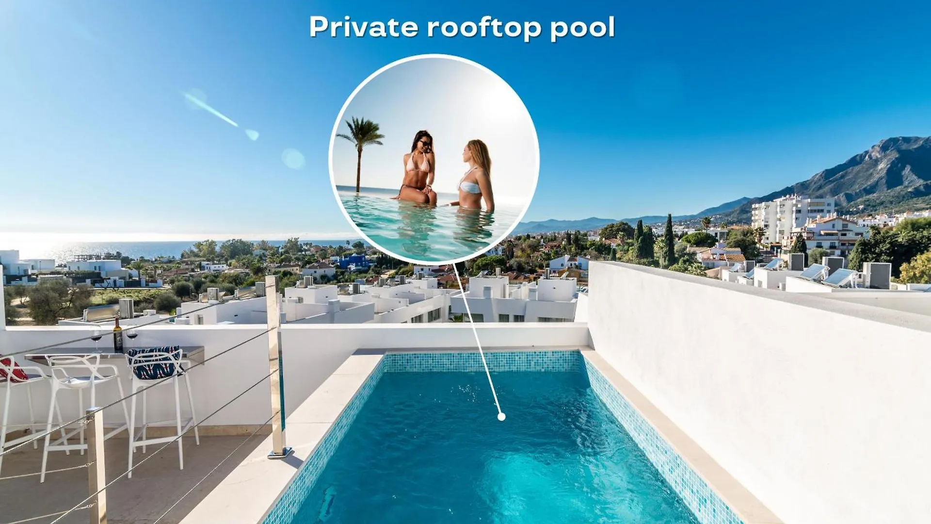 Tatil Evi Vacation Marbella I Casa Isabel, Private Pool With Infinity Views, Bbq, New Built, Luxury Condo, Top Location
